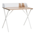 Casa si Gradina - Mobilier - Mese si birouri - Birouri - Birou pentru PC, stejar deschis/alb, PSALMO - Infinity.ro