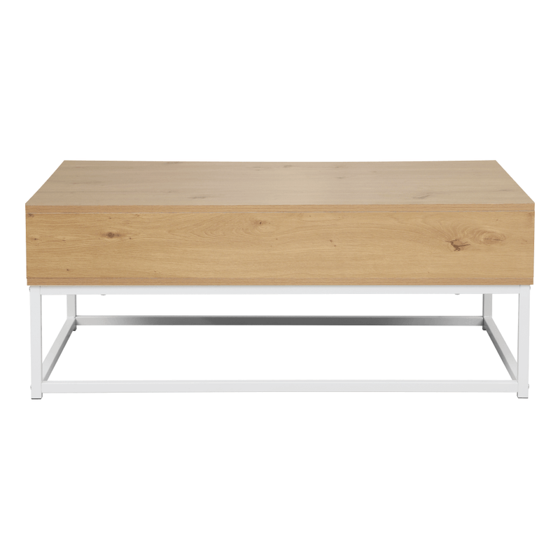 Casa si Gradina - Mobilier - Mese si birouri - Masute de cafea - Masuta de cafea, stejar/alb, LIVINA - Infinity.ro