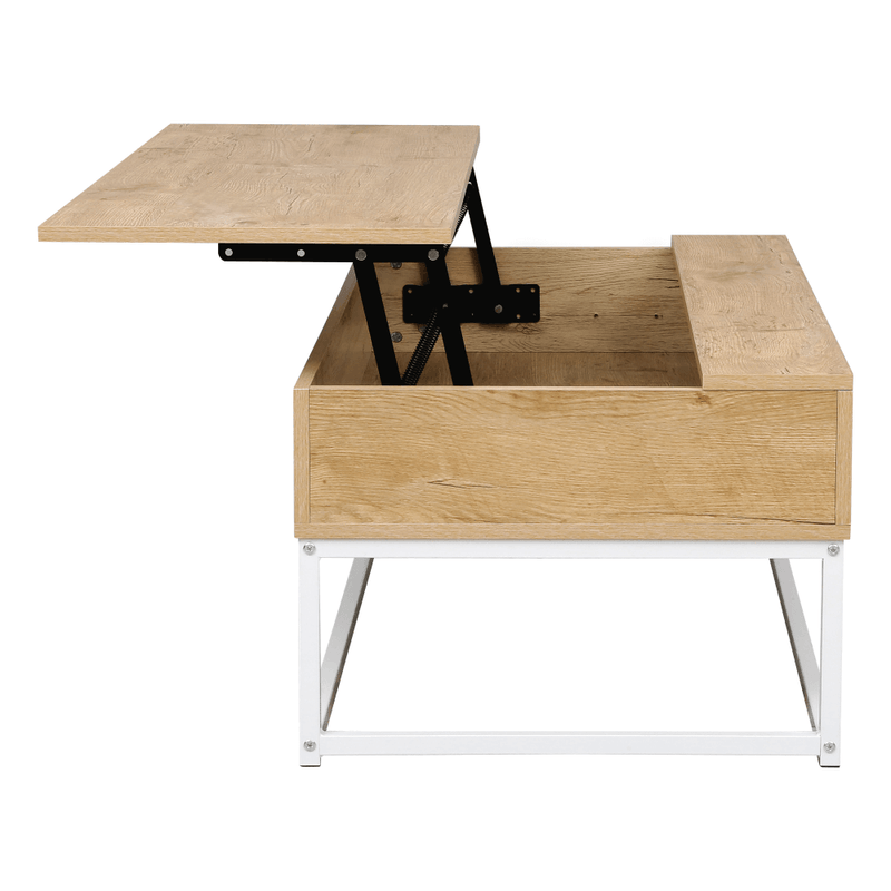 Casa si Gradina - Mobilier - Mese si birouri - Masute de cafea - Masuta de cafea, stejar/alb, LIVINA - Infinity.ro