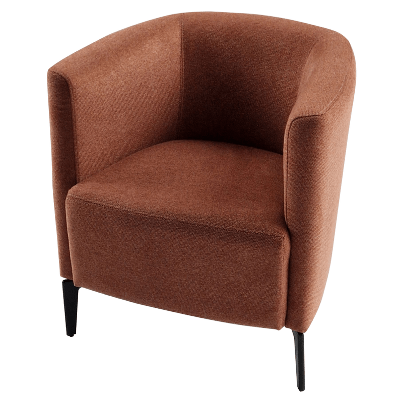 Casa si Gradina - Mobilier - Scaune si fotolii - Fotolii - Fotoliu de design, teracota/negru, KAPY - Infinity.ro