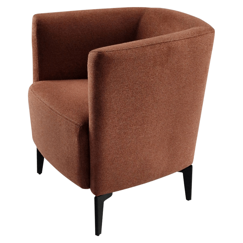 Casa si Gradina - Mobilier - Scaune si fotolii - Fotolii - Fotoliu de design, teracota/negru, KAPY - Infinity.ro