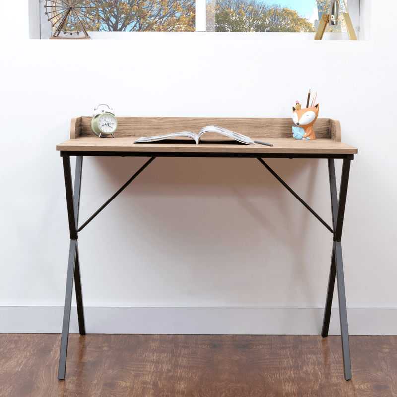 Casa si Gradina - Mobilier - Mese si birouri - Birouri - Birou pentru PC, stejar/negru, OFIS - Infinity.ro