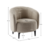 Casa si Gradina - Mobilier - Scaune si fotolii - Fotolii - Fotoliu, bej / negru, PRESO - Infinity.ro