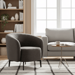 Casa si Gradina - Mobilier - Scaune si fotolii - Fotolii - Fotoliu, gri-maro Taupe / negru, PRESO - Infinity.ro