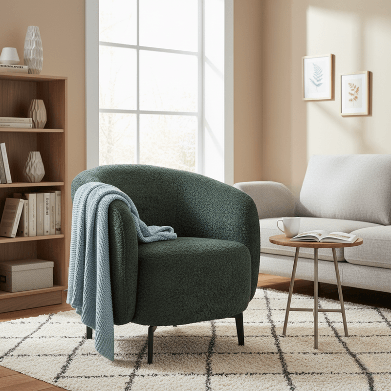 Casa si Gradina - Mobilier - Scaune si fotolii - Fotolii - Fotoliu, verde / negru, PRESO - Infinity.ro