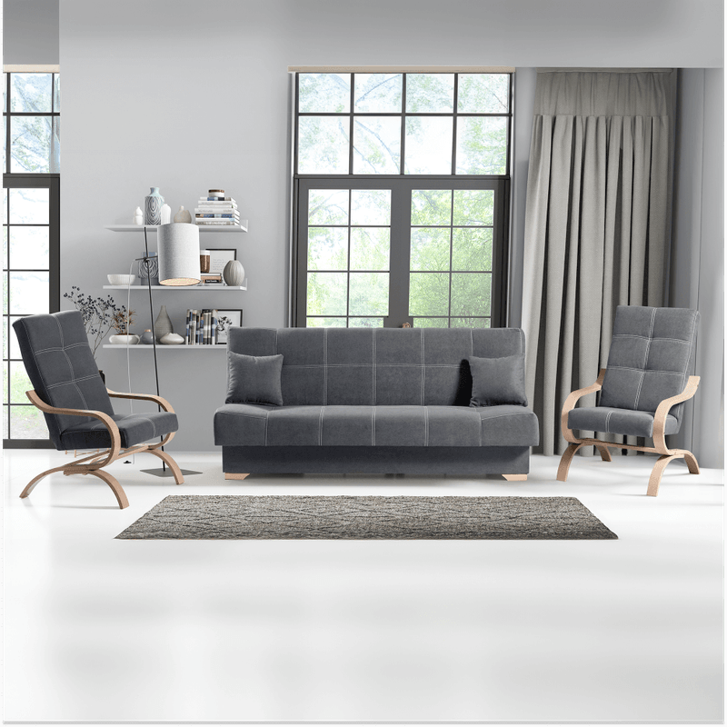 Casa si Gradina - Mobilier - Scaune si fotolii - Fotolii - Fotoliu, gri/fag, GINY - Infinity.ro