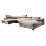 Casa si Gradina - Mobilier - Canapele si coltare - Coltare - Canapea extensibila, bej, stanga, POLY ROH U - Infinity.ro