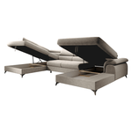 Casa si Gradina - Mobilier - Canapele si coltare - Coltare - Canapea extensibila, bej, stanga, POLY ROH U - Infinity.ro