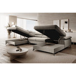 Casa si Gradina - Mobilier - Canapele si coltare - Coltare - Canapea extensibila, bej, stanga, POLY ROH U - Infinity.ro