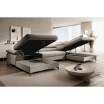 Casa si Gradina - Mobilier - Canapele si coltare - Coltare - Canapea extensibila, bej, dreapta, POLY ROH U - Infinity.ro