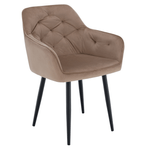 Casa si Gradina - Mobilier - Scaune si fotolii - Scaune - Fotoliu, maro deschis/negru, VERIO - Infinity.ro