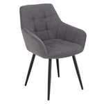 Casa si Gradina - Mobilier - Scaune si fotolii - Scaune - Scaun de design, gri/negru, MARKEN - Infinity.ro