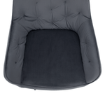 Casa si Gradina - Mobilier - Scaune si fotolii - Scaune - Fotoliu de design, material Velvet gri, VERIO - Infinity.ro