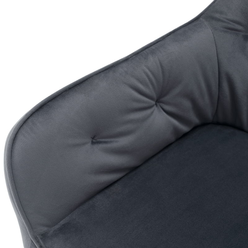 Casa si Gradina - Mobilier - Scaune si fotolii - Scaune - Fotoliu de design, material Velvet gri, VERIO - Infinity.ro