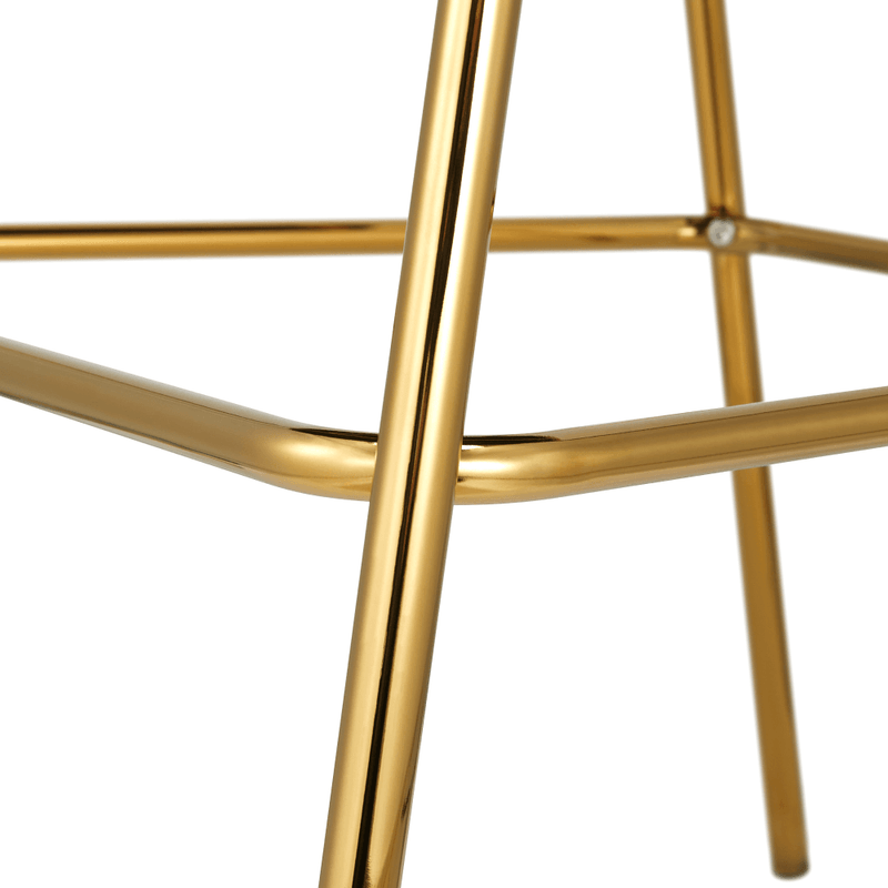 Casa si Gradina - Mobilier - Scaune si fotolii - Scaune - Scaun de bar de design, material catifea neagra/gold crom auriu, DASMIN TIP 2 - Infinity.ro