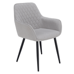 Casa si Gradina - Mobilier - Scaune si fotolii - Scaune - Scaun de design, gri deschis/negru, OSKOR - Infinity.ro