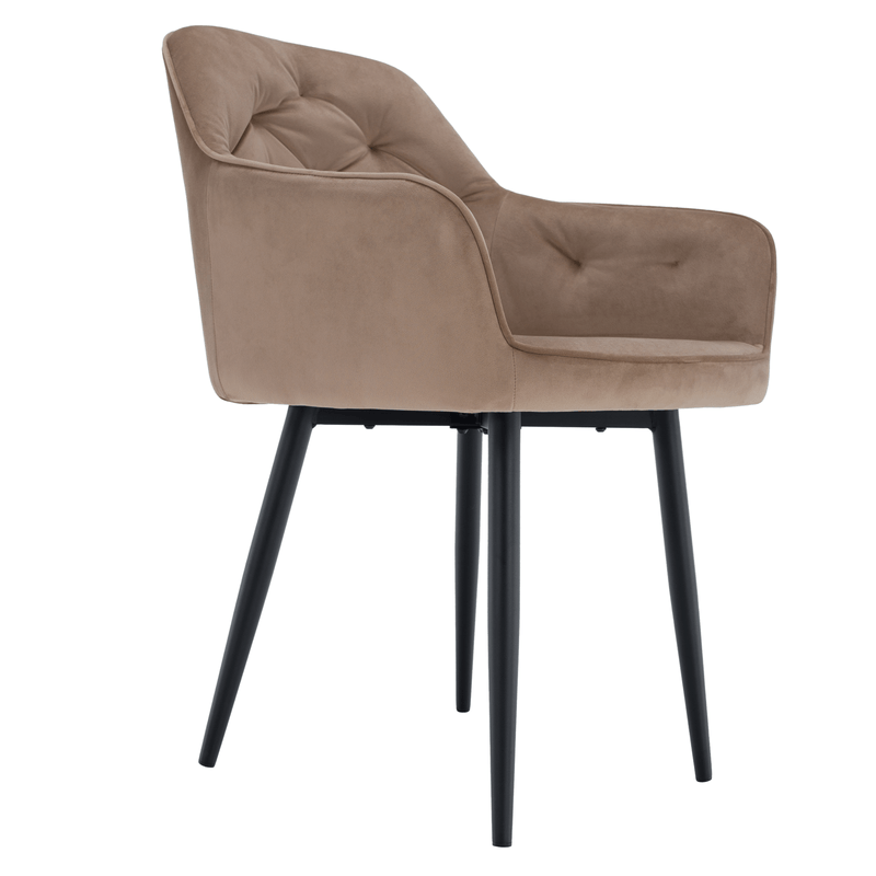 Casa si Gradina - Mobilier - Scaune si fotolii - Scaune - Fotoliu, maro deschis/negru, VERIO - Infinity.ro