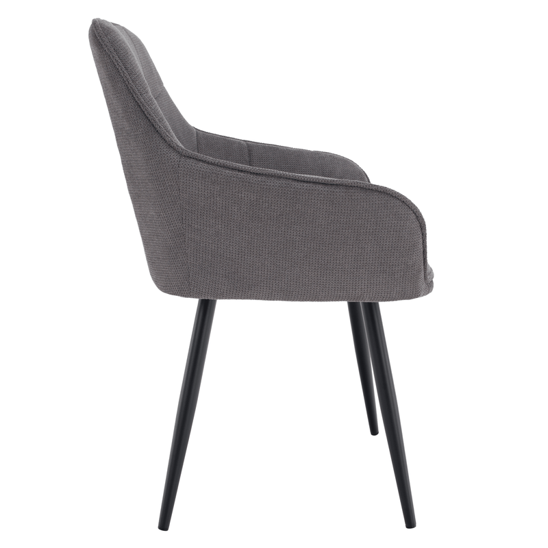 Casa si Gradina - Mobilier - Scaune si fotolii - Scaune - Scaun de design, gri/negru, MARKEN - Infinity.ro