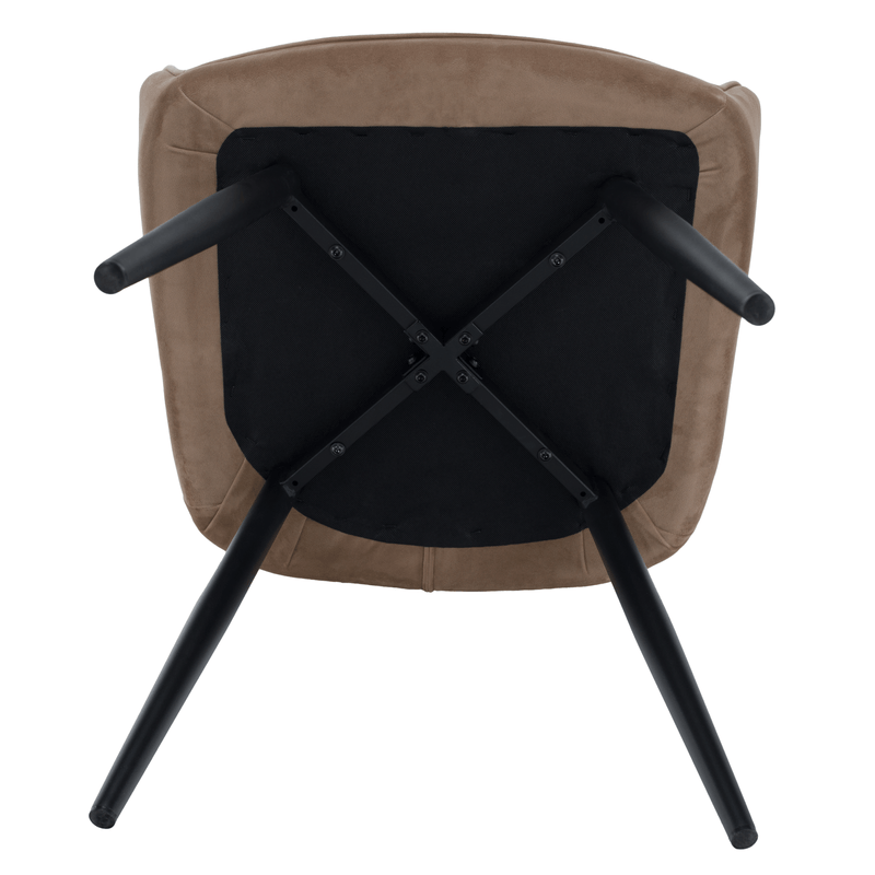 Casa si Gradina - Mobilier - Scaune si fotolii - Scaune - Fotoliu, maro deschis/negru, VERIO - Infinity.ro