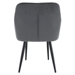 Casa si Gradina - Mobilier - Scaune si fotolii - Scaune - Fotoliu de design, material Velvet gri, VERIO - Infinity.ro