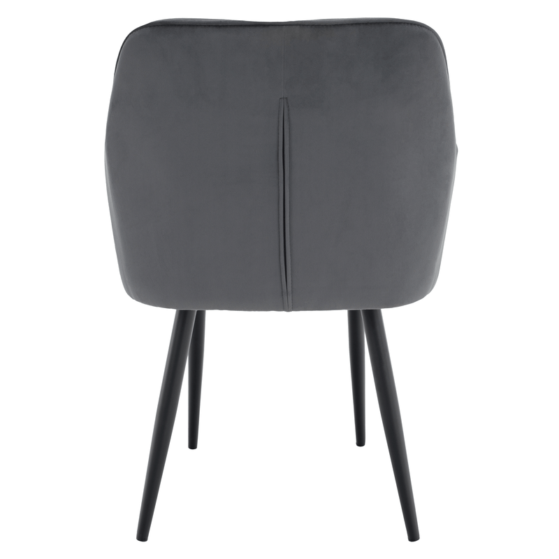 Casa si Gradina - Mobilier - Scaune si fotolii - Scaune - Fotoliu de design, material Velvet gri, VERIO - Infinity.ro