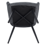 Casa si Gradina - Mobilier - Scaune si fotolii - Scaune - Fotoliu de design, material Velvet gri, VERIO - Infinity.ro