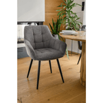 Casa si Gradina - Mobilier - Scaune si fotolii - Scaune - Scaun de design, gri/negru, MARKEN - Infinity.ro