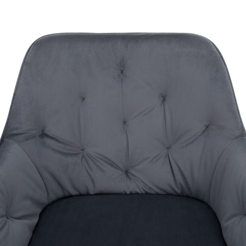 Casa si Gradina - Mobilier - Scaune si fotolii - Scaune - Fotoliu de design, material Velvet gri, VERIO - Infinity.ro