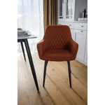 Casa si Gradina - Mobilier - Scaune si fotolii - Scaune - Scaun de design, maro/negru, OSKOR - Infinity.ro