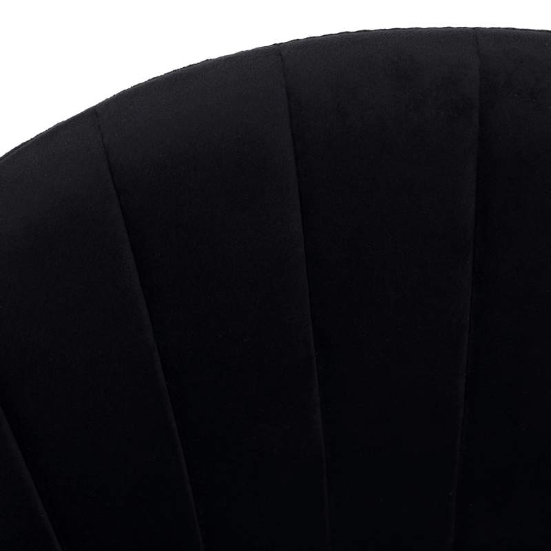 Casa si Gradina - Mobilier - Scaune si fotolii - Scaune - Scaun de sufragerie de design, material Velvet negru/gold crom auriu, DASMIN TIP 1 - Infinity.ro