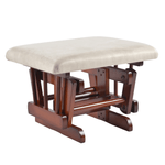 Casa si Gradina - Mobilier - Scaune si fotolii - Fotolii - Scaun balansoar cu suport pentru picioare, nuc/bej, TALMAN - Infinity.ro