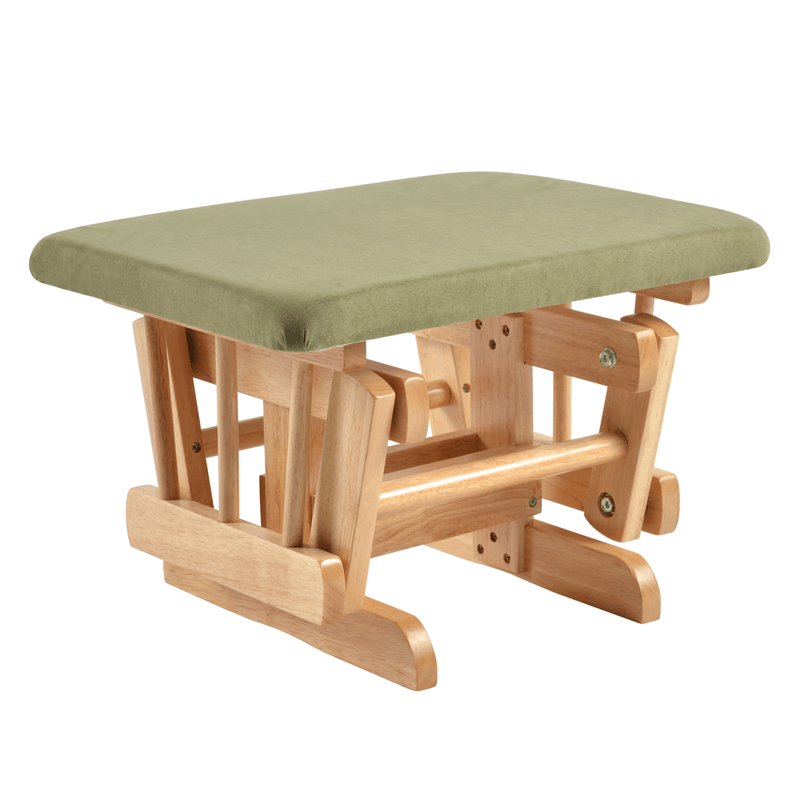 Casa si Gradina - Mobilier - Scaune si fotolii - Fotolii - Scaun balansoar cu suport pentru picioare, natural/verde, DALBERT - Infinity.ro