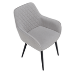Casa si Gradina - Mobilier - Scaune si fotolii - Scaune - Scaun de design, gri deschis/negru, OSKOR - Infinity.ro