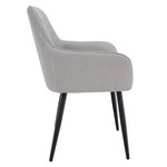 Casa si Gradina - Mobilier - Scaune si fotolii - Scaune - Scaun de design, gri deschis/negru, OSKOR - Infinity.ro