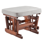 Casa si Gradina - Mobilier - Scaune si fotolii - Fotolii - Scaun balansoar cu suport pentru picioare, nuc/gri, SAFORD - Infinity.ro