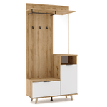 Casa si Gradina - Mobilier - Dulapuri si sifoniere - Dulapuri - Set pentru hol, stejar evoke/alb, NODRI - Infinity.ro