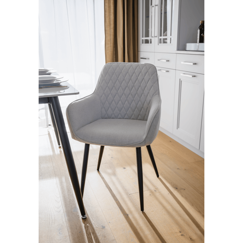 Casa si Gradina - Mobilier - Scaune si fotolii - Scaune - Scaun de design, gri deschis/negru, OSKOR - Infinity.ro