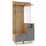 Casa si Gradina - Mobilier - Dulapuri si sifoniere - Dulapuri - Set pentru hol, stejar evoke/grafit, NODRI - Infinity.ro