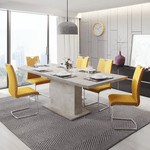 Casa si Gradina - Mobilier - Mese si birouri - Mese bucatarie si dining - Masa extensibila de sufragerie, beton, 160-200x90 cm, BOBA - Infinity.ro
