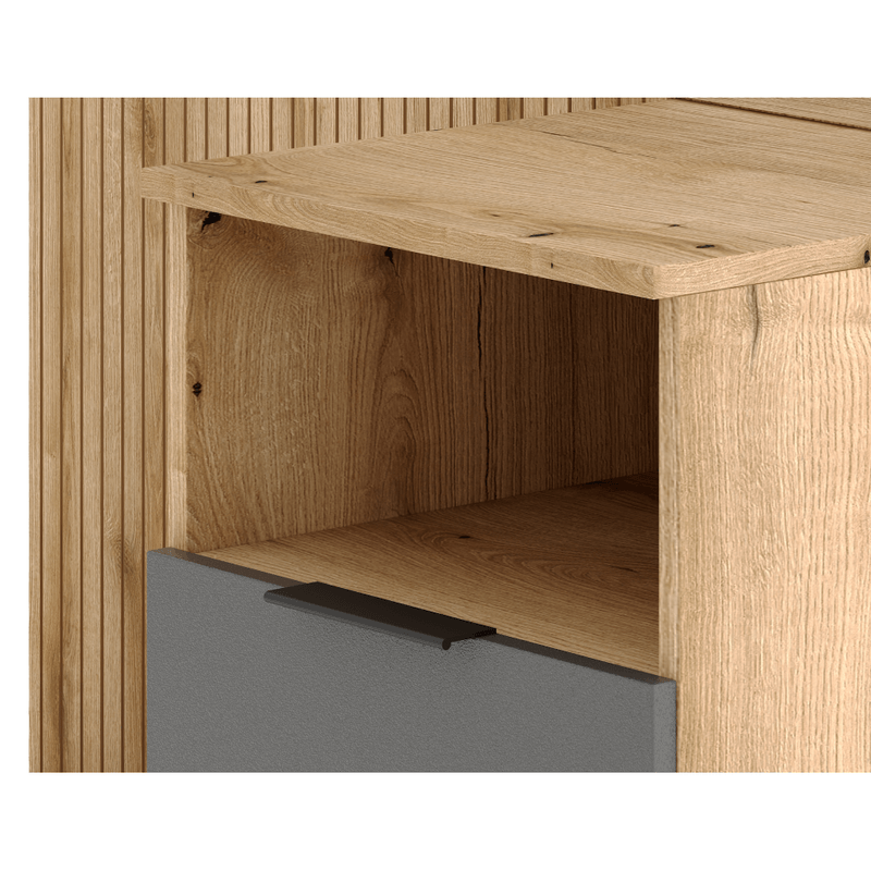 Casa si Gradina - Mobilier - Dulapuri si sifoniere - Dulapuri - Set pentru hol, stejar evoke/grafit, NODRI - Infinity.ro