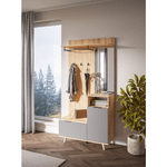 Casa si Gradina - Mobilier - Dulapuri si sifoniere - Dulapuri - Set pentru hol, stejar evoke/grafit, NODRI - Infinity.ro