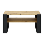Casa si Gradina - Mobilier - Mese si birouri - Masute de cafea - Masuta de cafea, stejar artisan / neagra, CARA 1 - Infinity.ro