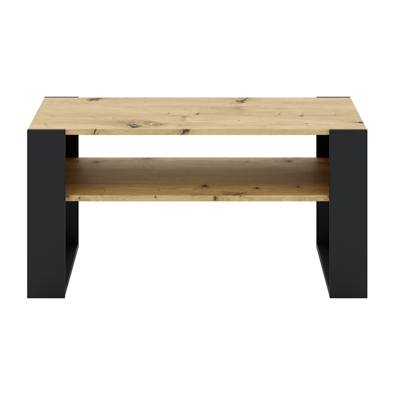Casa si Gradina - Mobilier - Mese si birouri - Masute de cafea - Masuta de cafea, stejar artisan / neagra, CARA 1 - Infinity.ro