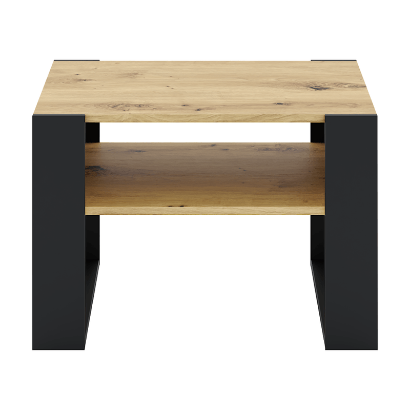 Casa si Gradina - Mobilier - Mese si birouri - Masute de cafea - Masa de cafea, stejar artisan / neagra, CARA 2 - Infinity.ro