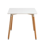 Casa si Gradina - Mobilier - Mese si birouri - Mese bucatarie si dining - Masa dining, alb/fag, 70x70 cm, DIDIER 4 NEW - Infinity.ro