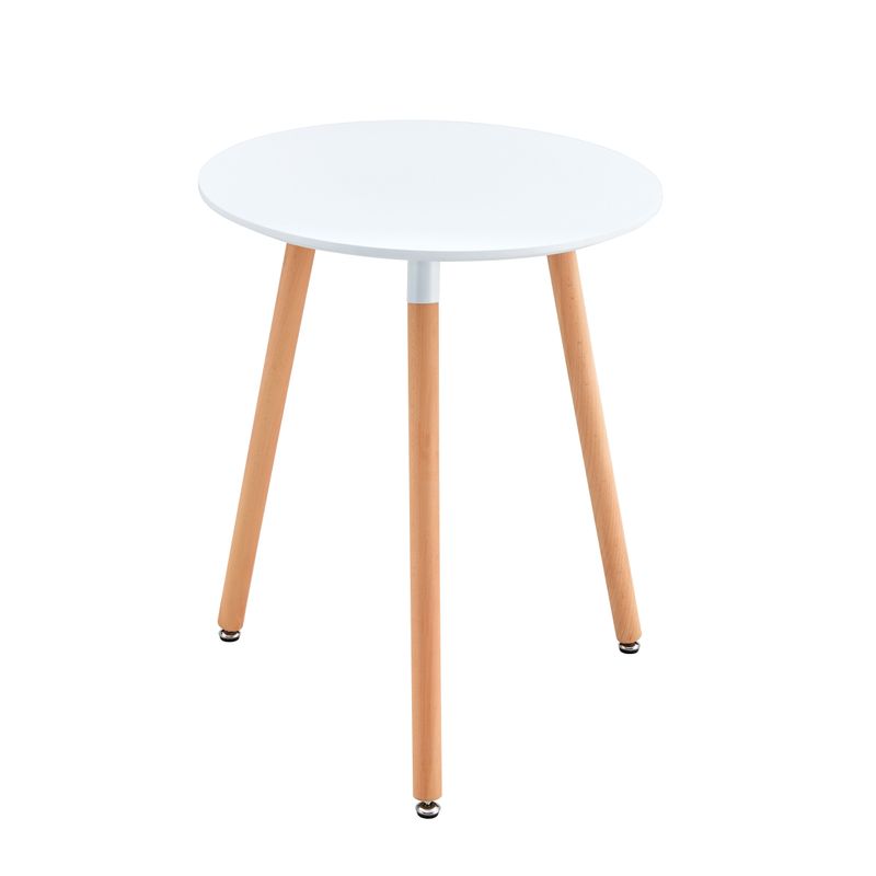 Casa si Gradina - Mobilier - Mese si birouri - Mese bucatarie si dining - Masa dining, alb/fag, diametru 60 cm, ELCAN NEW TYP 1 - Infinity.ro