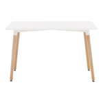 Casa si Gradina - Mobilier - Mese si birouri - Mese bucatarie si dining - Masa dining, alb/fag, 120x80 cm, DIDIER 5 NEW - Infinity.ro