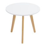 Casa si Gradina - Mobilier - Mese si birouri - Masute de cafea - Set 2 masute pt. cafea, alb/fag, MALTO 2 NEW - Infinity.ro