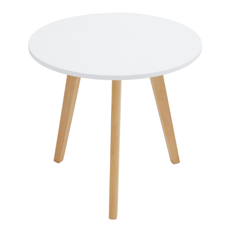 Casa si Gradina - Mobilier - Mese si birouri - Masute de cafea - Set 2 masute pt. cafea, alb/fag, MALTO 2 NEW - Infinity.ro