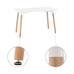 Casa si Gradina - Mobilier - Mese si birouri - Mese bucatarie si dining - Masa dining, alb/fag, 120x80 cm, DIDIER 5 NEW - Infinity.ro